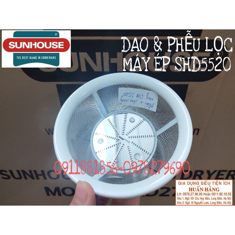 (LINH KIỆN CHÍNH HÃNG SUNHOUSE) LƯỠI DAO ÉP CỦA MÁY ÉP HOA QUẢ SUNHOUSE SHD5520