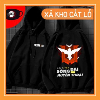 ÁO FREE FIRE🔥XẢ KHO🔥 [FREEFIRE] Áo hoodie FREE FIRE giá siêu rẻ nhất vịnh bắc bộ