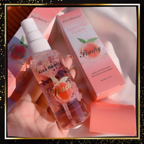 Xịt Khoáng Khóa lớp Nền Trang điểm Kiss Beauty Peachy 75ml - BOBSHOP | BigBuy360 - bigbuy360.vn