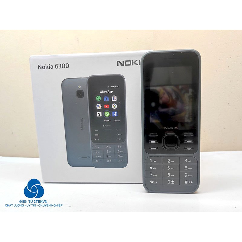 Điện thoại nokia 6300 4G 2 sim 2 sóng fullbox- bảo hành 12 tháng