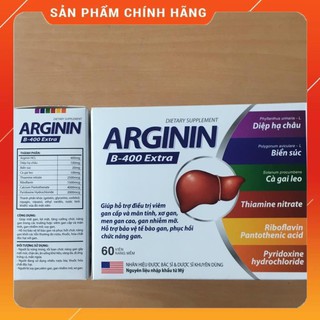 [Viên Uống] ARGININ 400 TĂNG CƯỜNG CHỨC NĂNG GAN