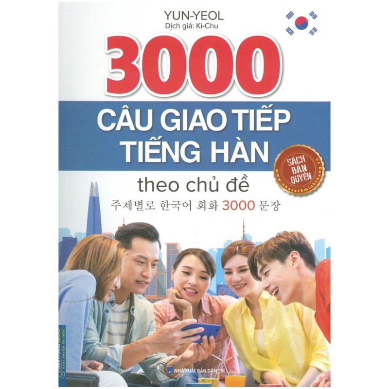 Sách - 3000 Câu Giao Tiếp Tiếng Hàn Theo Chủ Đề