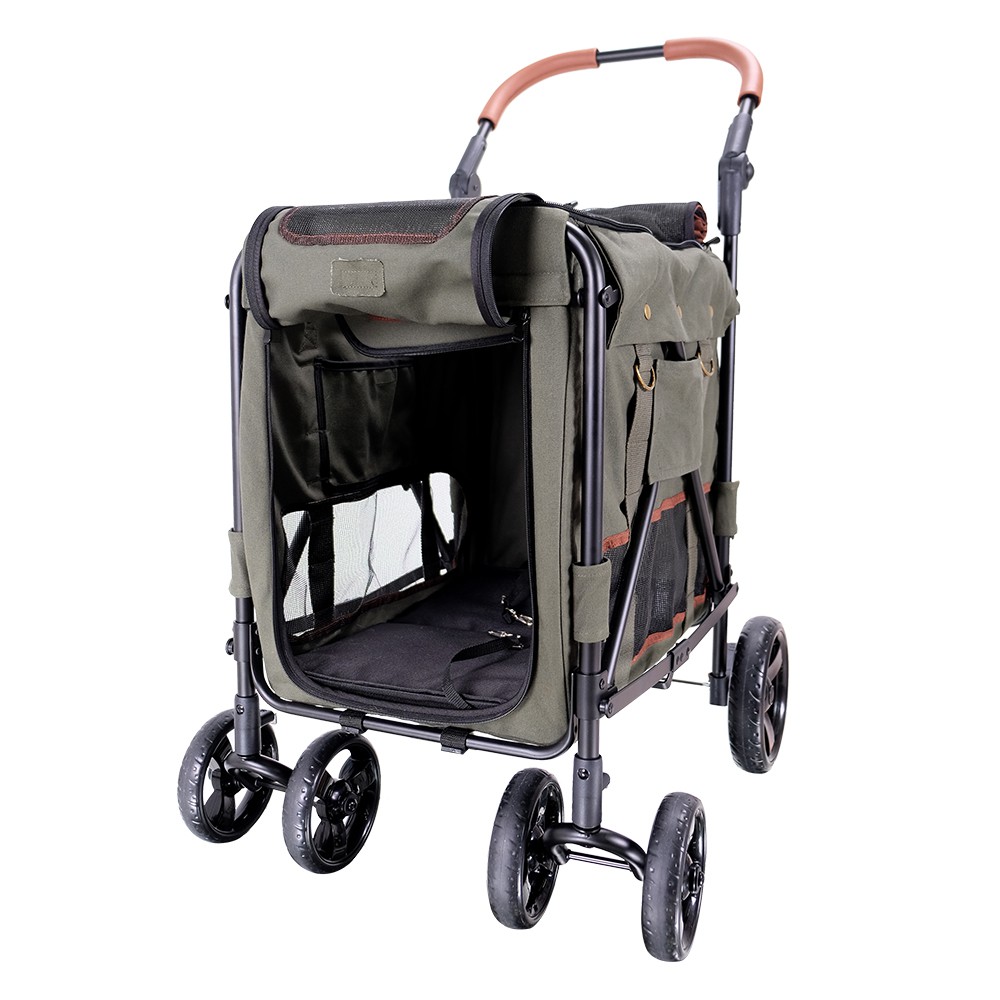 Xe đẩy cho thú cưng IBIYAYA GENTLE GIANT PET WAGON (GREEN)
