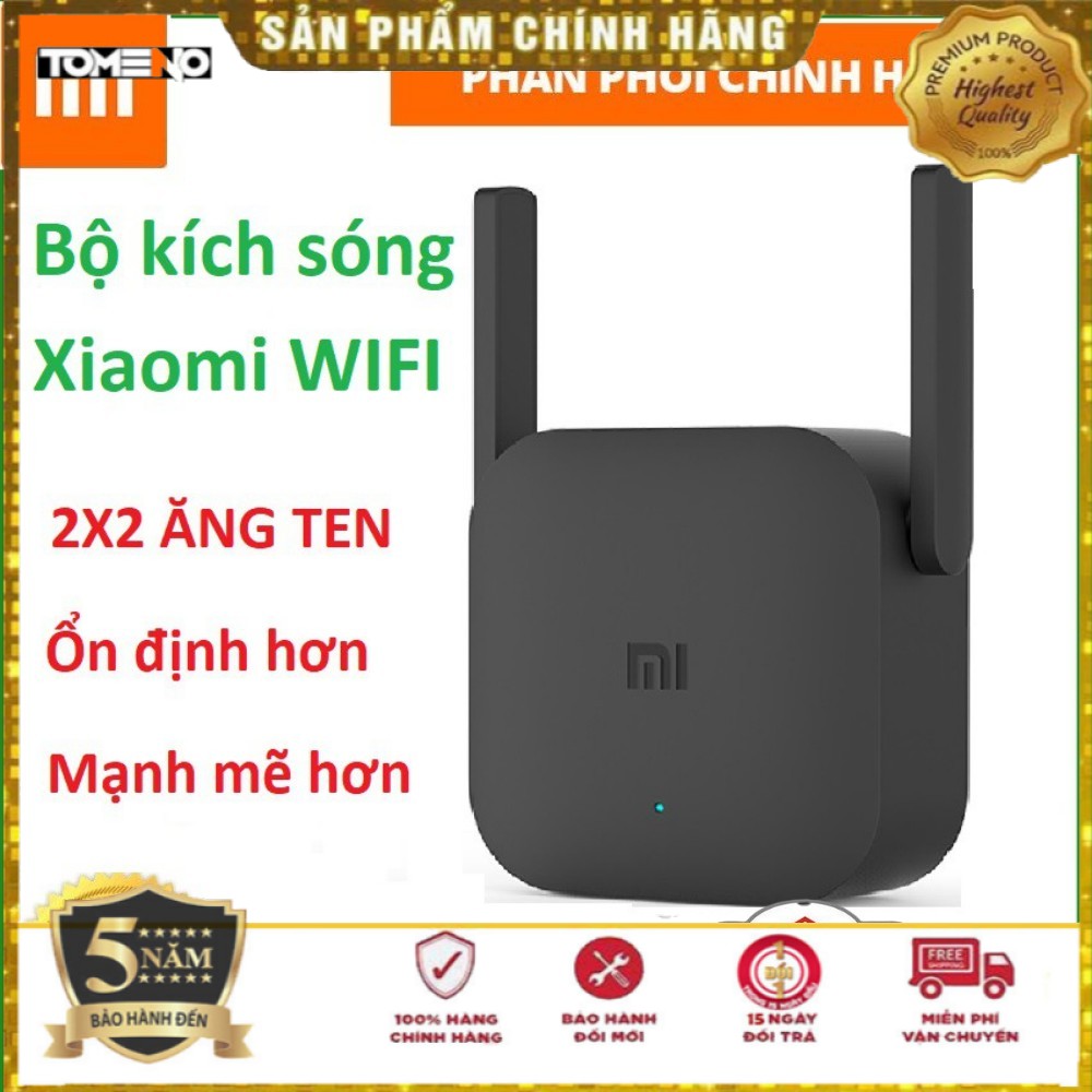 Kích sóng Xiaomi Mi Wifi Repeater Pro phiên bản mới 300 Mbps New 2019