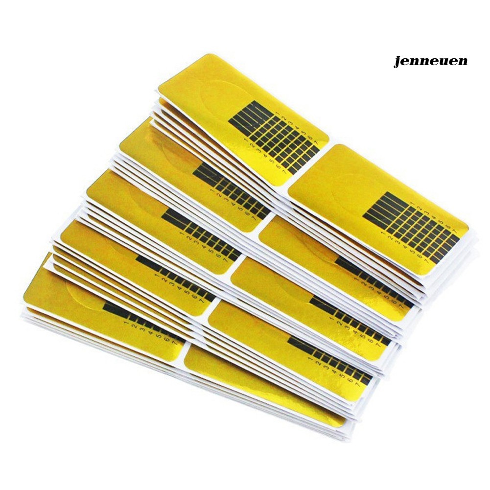 Bộ 100 Miếng Dán Giúp Định Hình Móng Tay