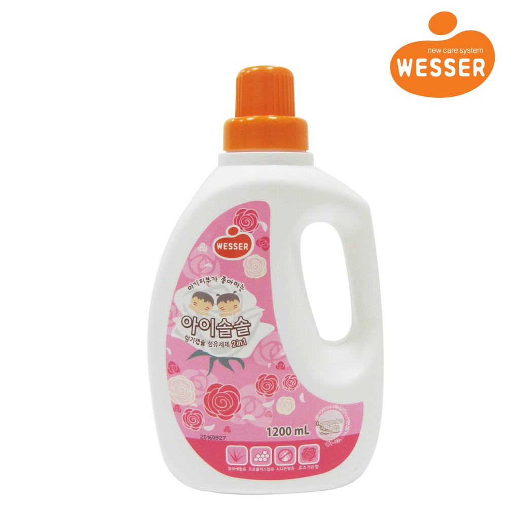 Nước giặt xả Wesser (2 in 1) 1200ml/3000ml