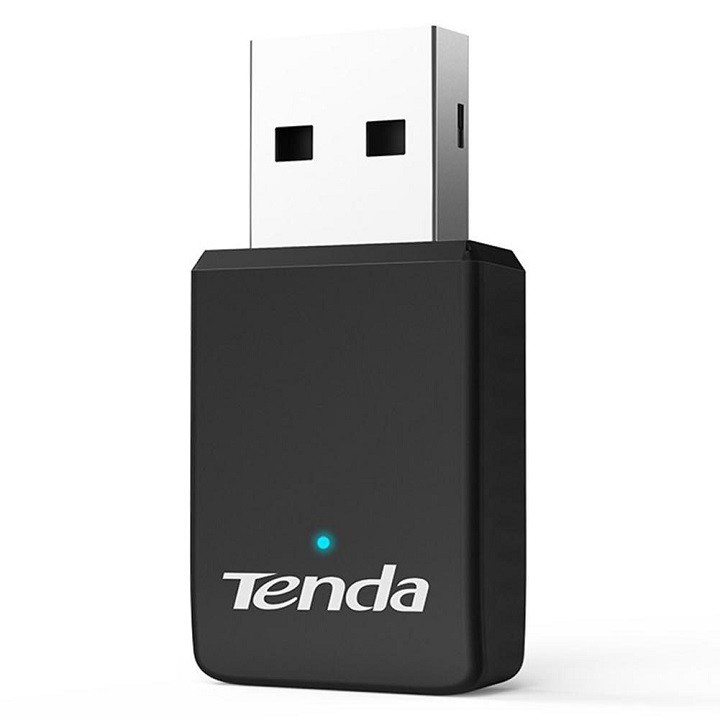 USB thu Wifi Tenda U9 Mini (Ko anten, chuẩn AC 650Mbps – 2 băng tần)