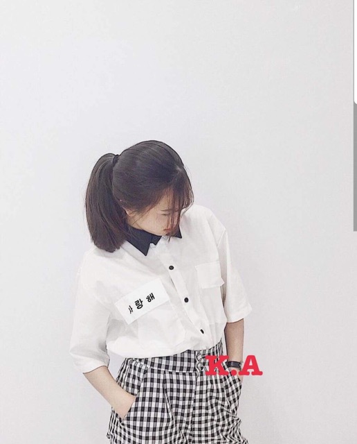 Áo sơ mi chữ hàn KA1066 | WebRaoVat - webraovat.net.vn