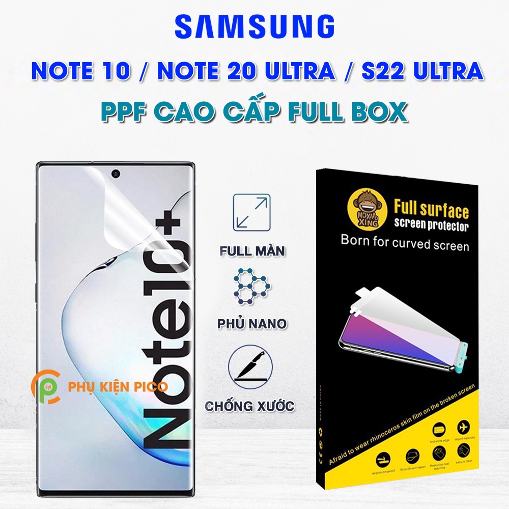 Dán màn hình Samsung Note 10 Plus / Note 20 Ultra chính hãng Moxiao Xing - Dán dẻo Samsung Galaxy Note 20