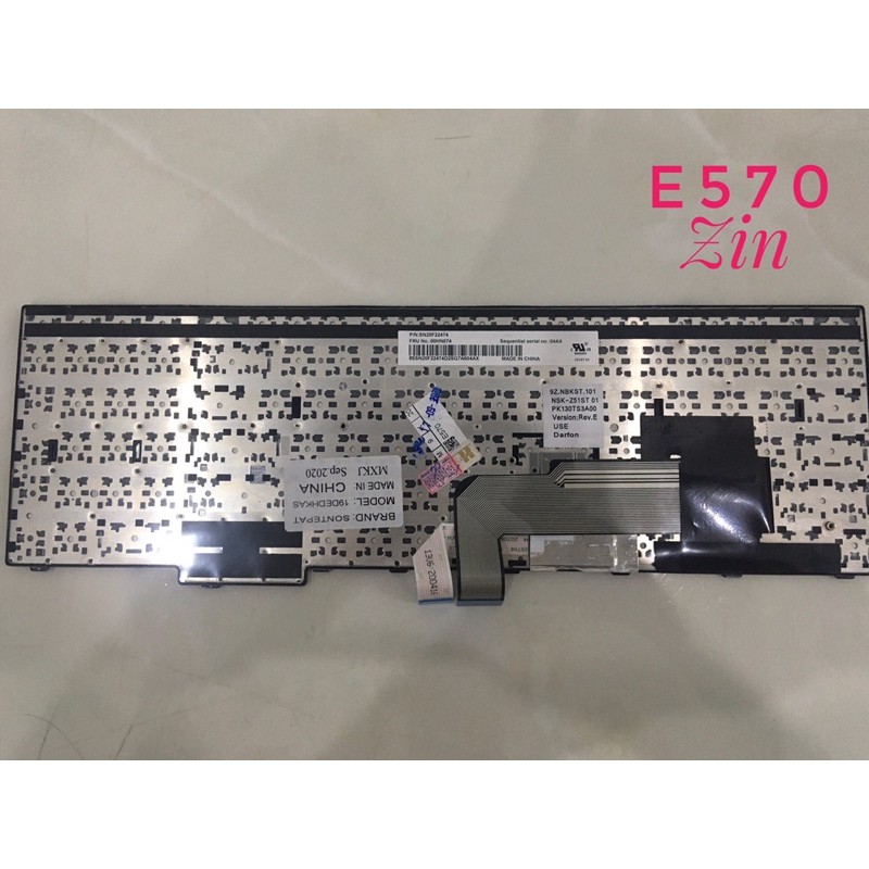 Bàn phím laptop Lenovo ThinkPad Edge E570 E575 – E570
