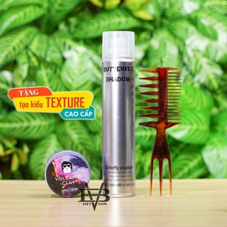 [CHÍNH HÃNG - BYVILAIN SHOP TPHCM] COMBO Sáp vuốt tócVolcanic Clay 80ml năm 2018 + Gôm Butterfly Shadow 320ml+Tặng lược