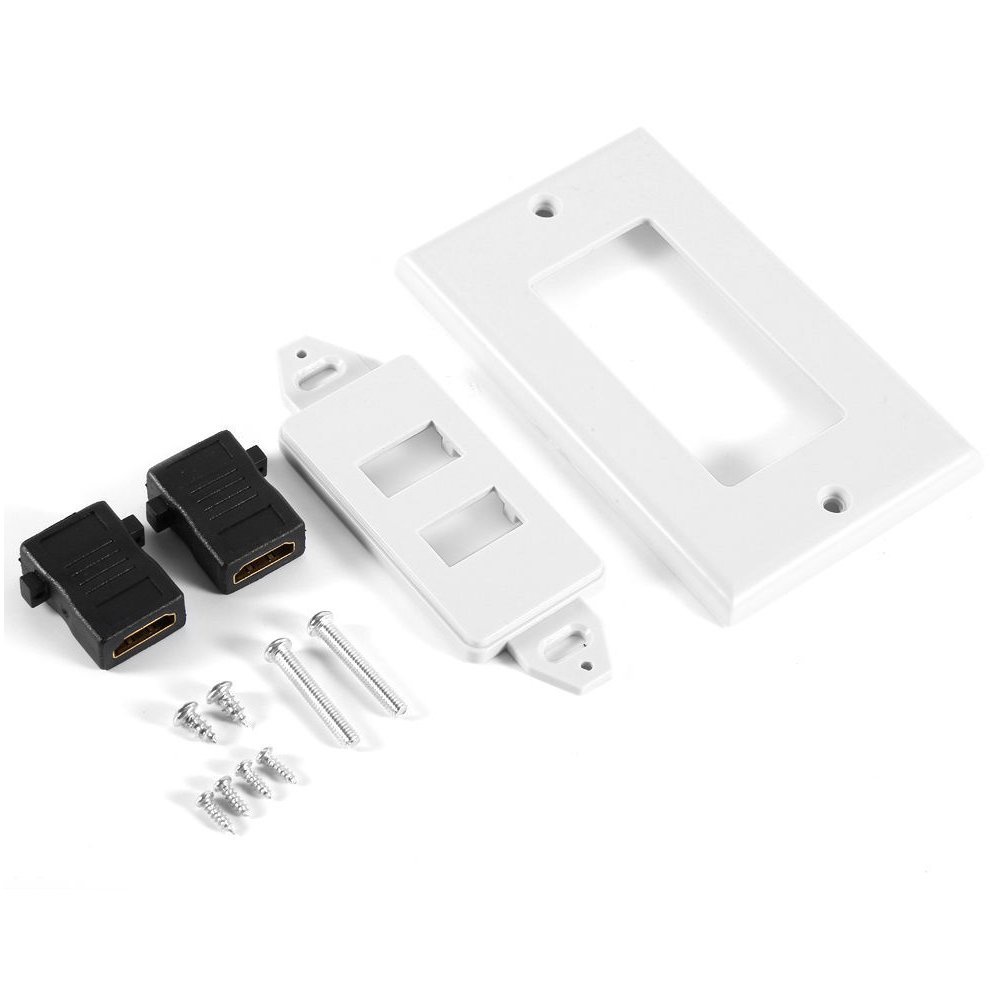 Ổ Cắm Hdmi 2 Cổng 1080p Gắn Tường
