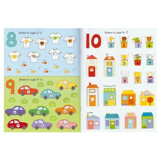 Bộ nhập - Usborne sticker book - First number