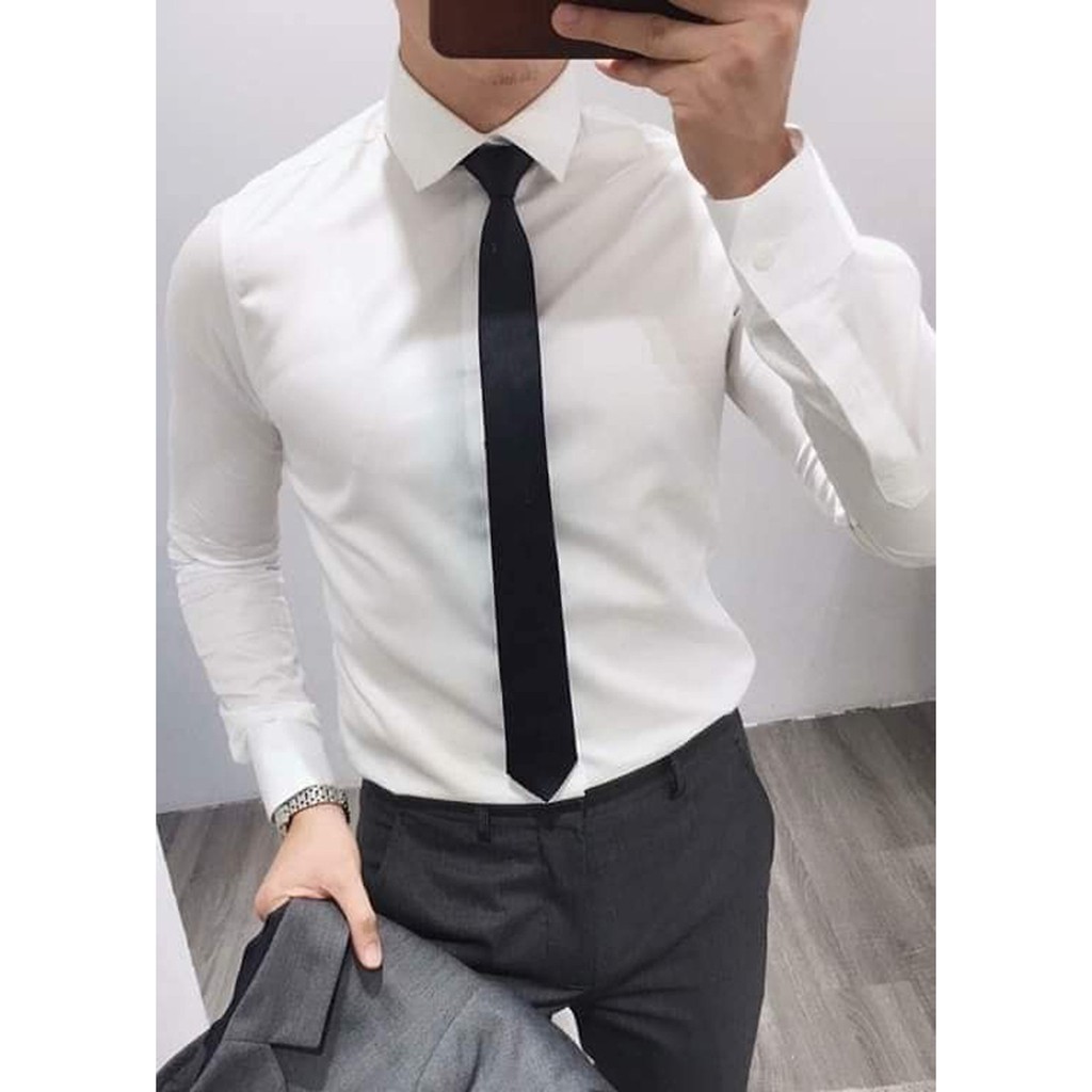 Áo sơ mi nam OFS tay dài vải cotton mềm co dãn có nhiều màu lựa chọn