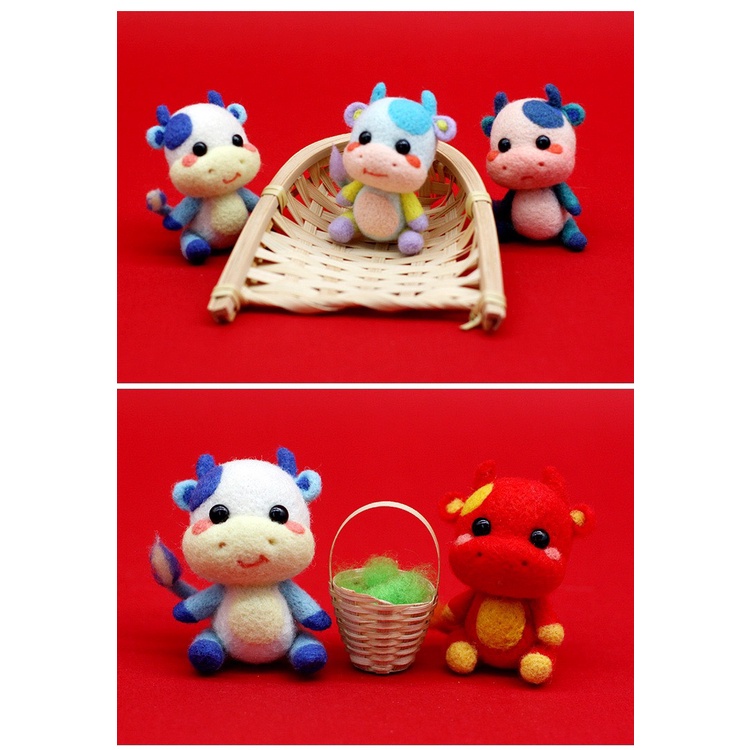 Len Chọc Handmade, Bộ Kit Len Chọc Bò Bướng Bỉnh