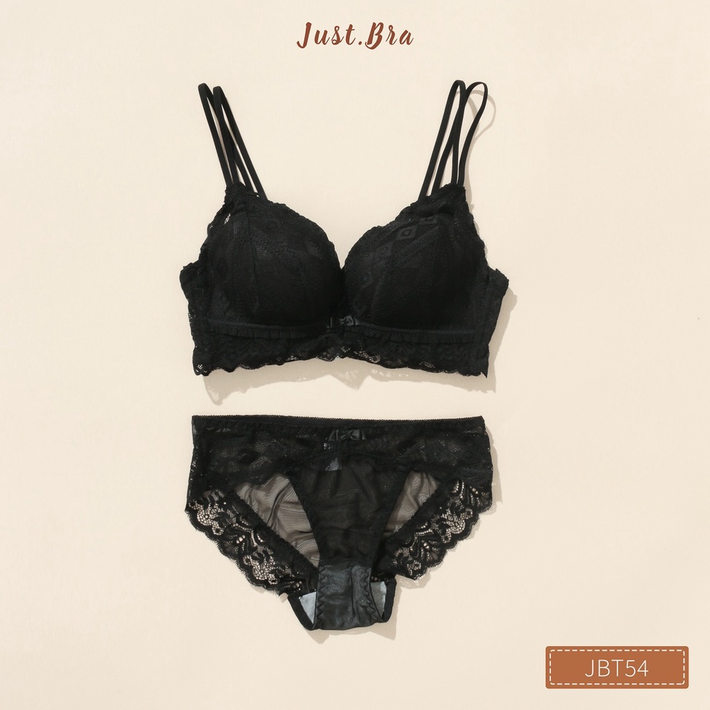 Bộ đồ lót Just Bra chất liệu ren cao cấp, mút dày nâng ngực JBT54 | BigBuy360 - bigbuy360.vn