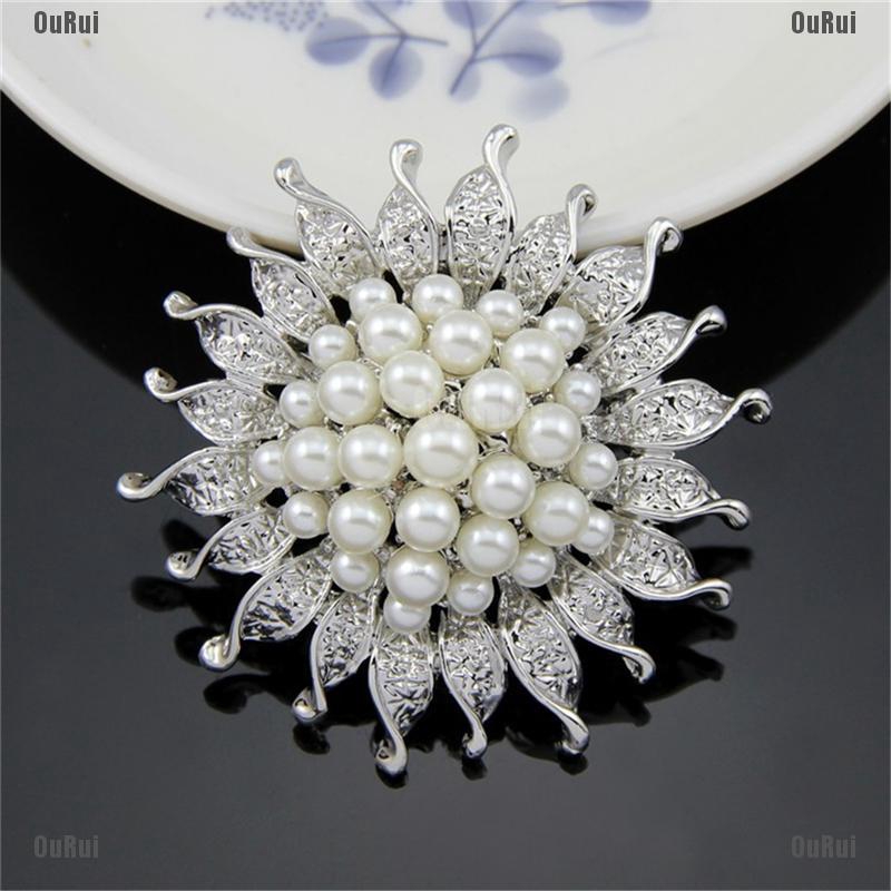 (FCC) Áo Sơ Mi Cotton Đính Ngọc Trai Giả Cổ Điển