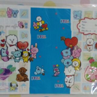 Giấy bao tập 6 mẫu BTS CHIBI