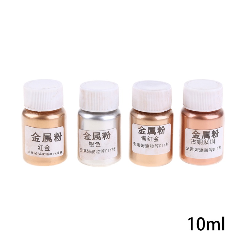 Bột Mica Cao Cấp 4 Màu 10g Tạo Hiệu Ứng Ánh Kim Sắc Tố Cao