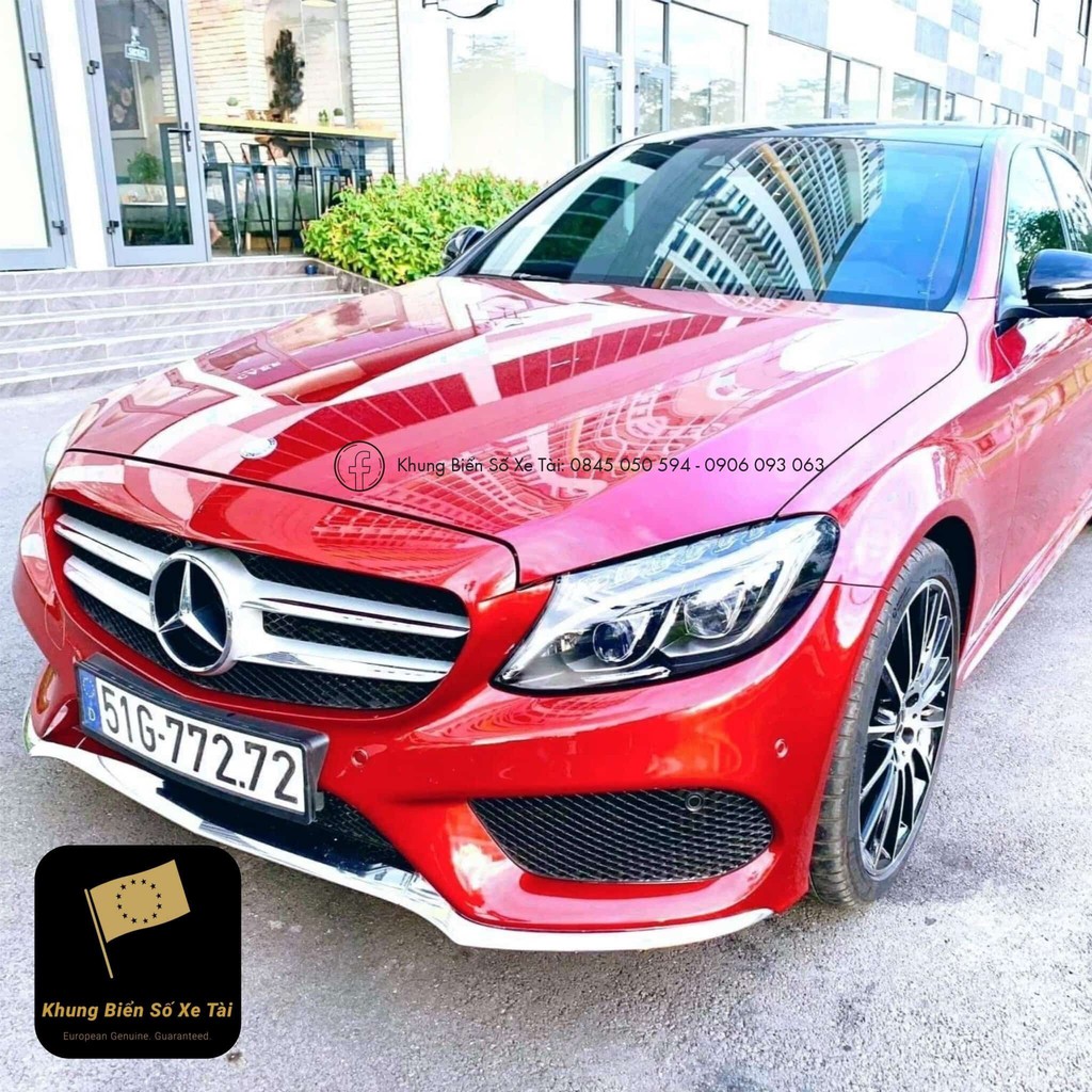 Khung biển số xe ô tô Wurth phiên bản cờ Châu Âu