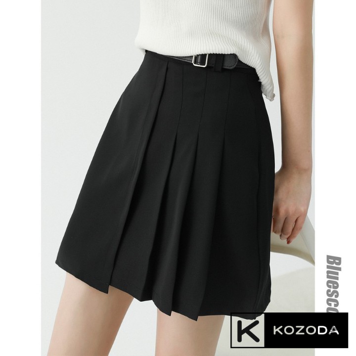 Chân váy xếp ly ngắn nữ eo cao hè 2021 phong cách mới ôm dáng chữ a kozoda cv20b