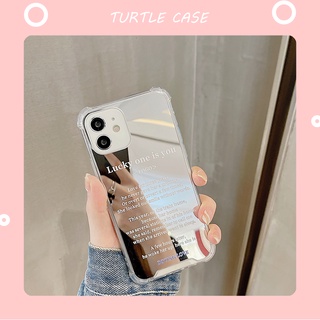 Ốp lưng iphone ốp Điện Thoại Mềm Mặt Gương In Chữ Tiếng Anh Đơn Giản Cho Iphone 12 11 6 / 6plus / 6s / 6splus / 7 / 7plus / 8 / 8plus / X / Xr / Xs / 11 / 12 / Pro / Max
