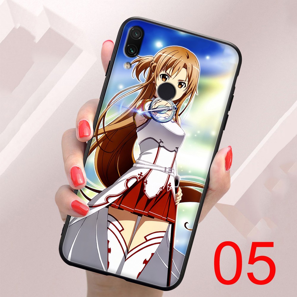 Ốp Lưng Mềm In Hình Sword Art Online Cho Xiaomi Redmi Note 9 9s 9t 9c 9a Pro Max