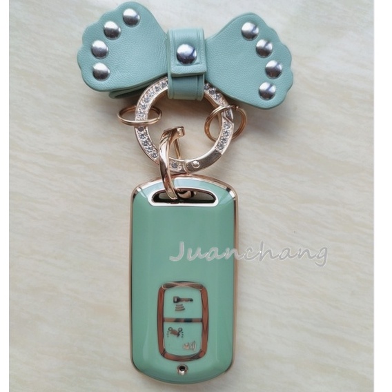 Vỏ Bọc Chìa Khóa 2 Nút Chuyên Dụng Cho Xe Máy Honda X-ADV Forza 125 300 PCX 150 150i Bao Da Thủ Công Bảo Vệ Chìa Khóa Cho Honda Air Blade 125, AB 150, Vario 150, Airblade 2020, Leady 2022