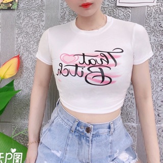 Áo croptop THAT BITCH ( kèm anh that)