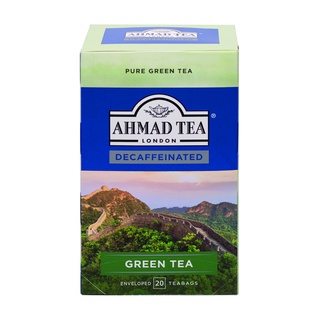 Trà ahmad anh quốc - xanh - green tea decaffeinated - không chứa caffeine