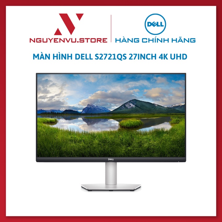 Màn Hình Dell S2721QS 27 Inch (4K UHD 3840 x 2160/4ms/60Hz/IPS/AMD FreeSync) - Hàng Chính Hãng