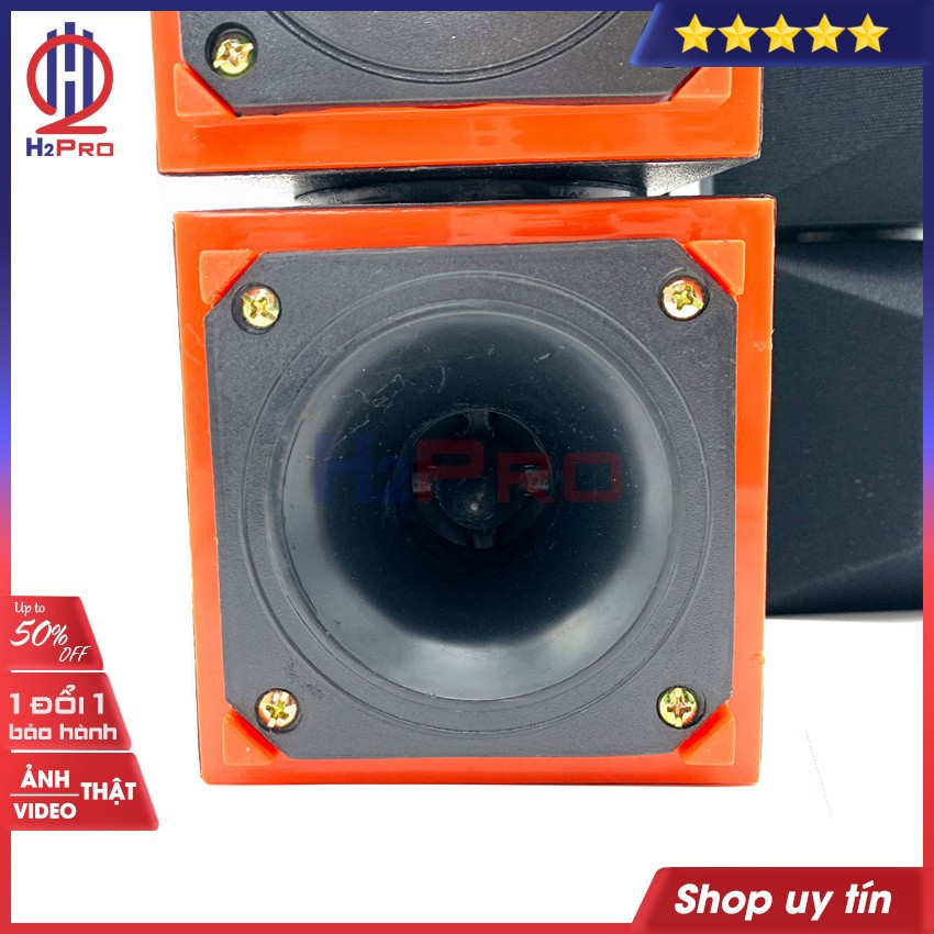 Bộ 4 Loa Treble Kèn-Thạch Anh, Loa Siêu Treble Thumper At-828 200W-8 Ôm-Tép Siêu Đanh-Sáng Tiếng, Hàn Sẵn Tụ-H2Pro Tech