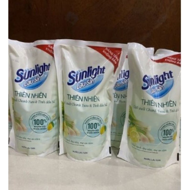 Nước Lau Sàn Sunlight Thiên Nhiên Chiết Xuất Chanh Yuzu & Tinh Dầu Sả 700G / Diên Vỹ 550G / Lily 550g