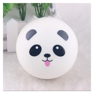 Móc khóa Squishy mặt gấu lớn 10 cm