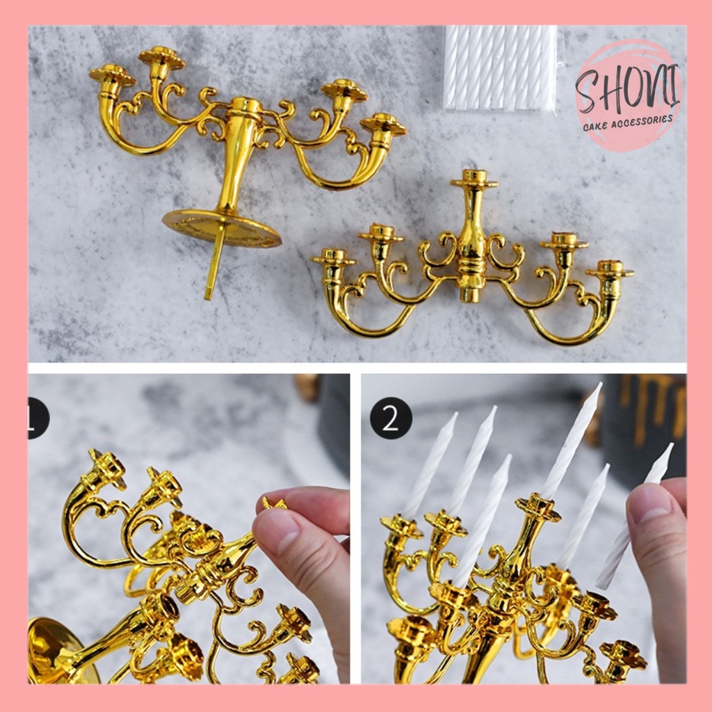 Nến Sinh Nhật Retro Trang Trí Bánh Kem