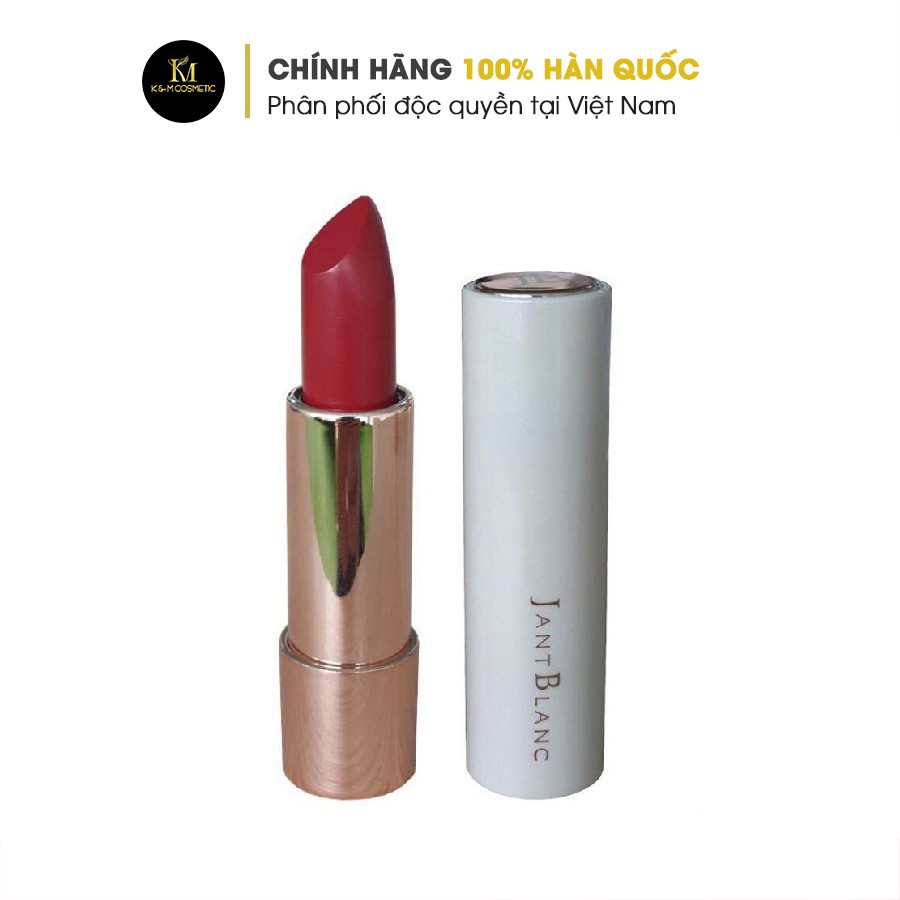 Son Lì Chống Thấm Nước Lâu Trôi  Dành Cho Môi Khô JANBLANC CHERRY RED -  ĐỎ CHERRY 04 3.5g