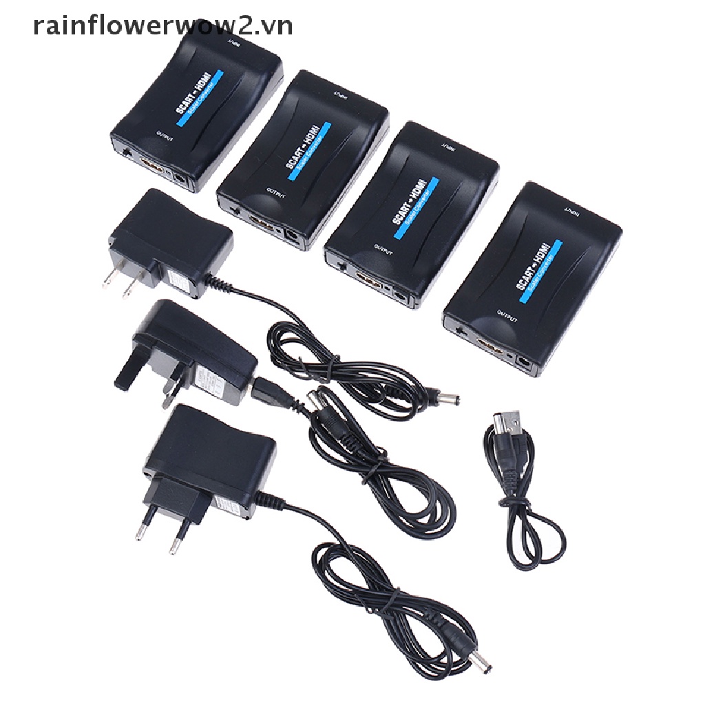 Đầu Chuyển Đổi 1080P Scart Sang HDMI Chuyên Dụng Cho HDTV Sky Box STB