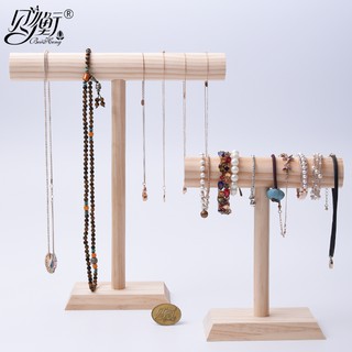 Giá đỡ vòng tay bằng gỗ trơn cao cấp