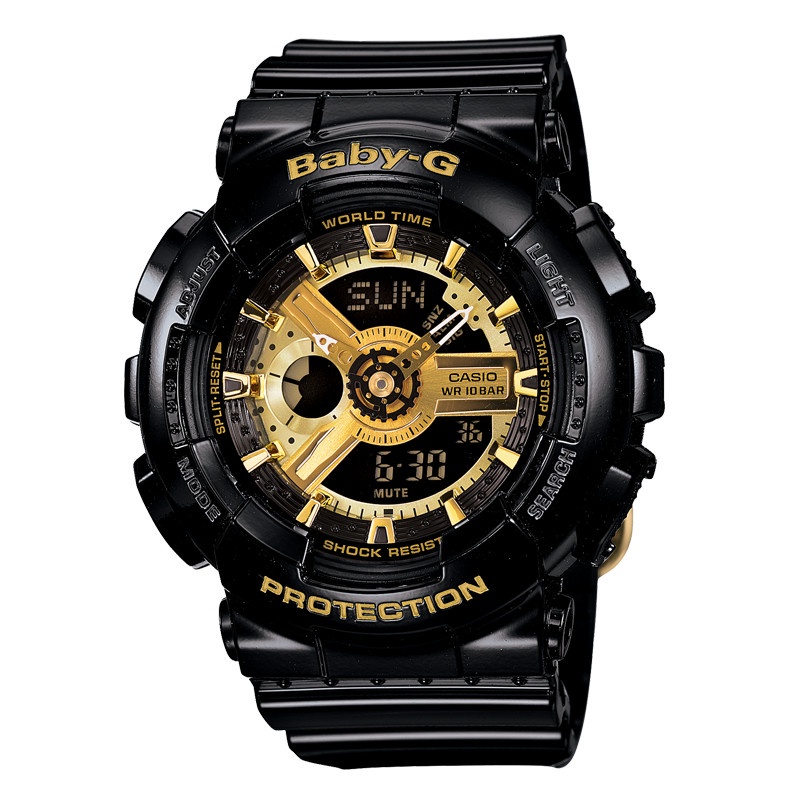 Đồng Hồ Nữ Dây Nhựa Casio Baby-G BA-110-1A Chính Hãng - BA-110-1ADR