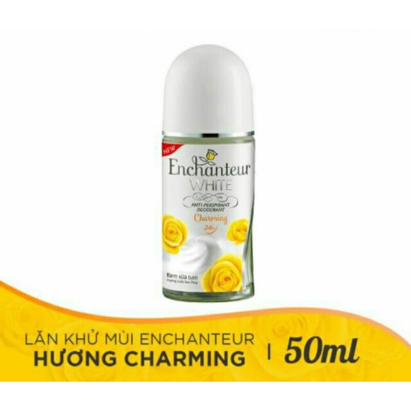 Enchanteur - Lăn khử mùi trắng da white charming  50ml