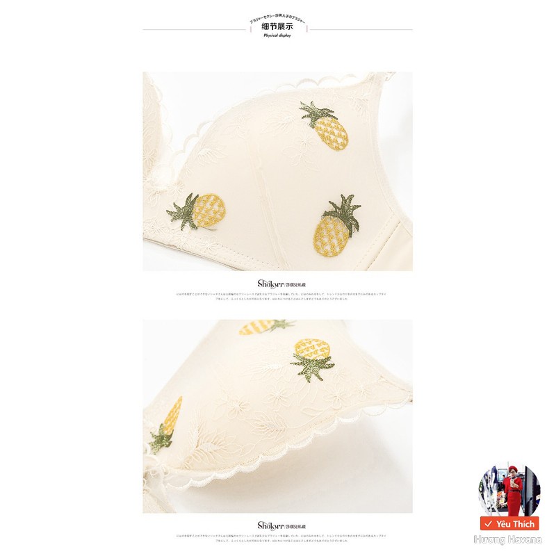 Áo lót fruit girl đệm mỏng, không gọng, nâng ngực,mã FLA12 | BigBuy360 - bigbuy360.vn