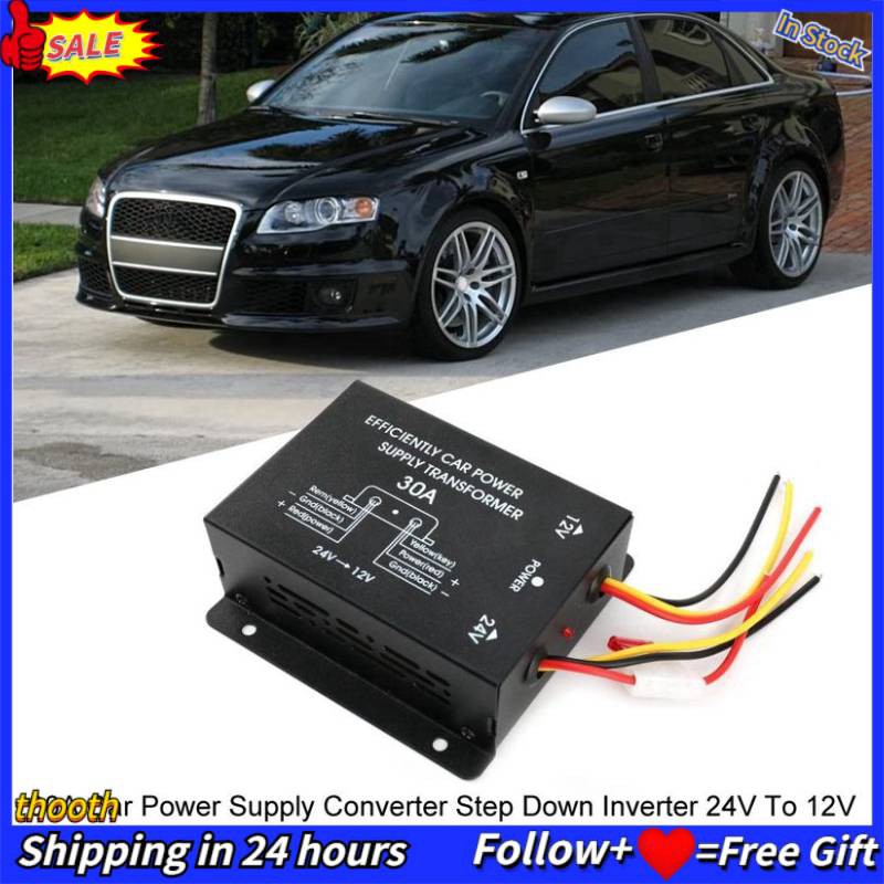 Bộ Chuyển Đổi Nguồn Điện 30a Từ 24v Sang 12v Dành Cho Xe Hơi