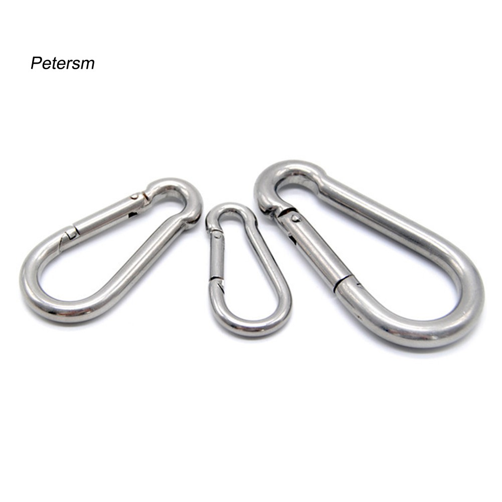 Móc Khóa Đa Năng Bằng Thép Không Gỉ Tiện Lợi Cho Hoạt Động Dã Ngoại