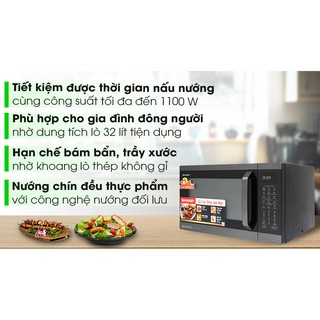 Lò vi sóng sharp r-c932xvn-bst