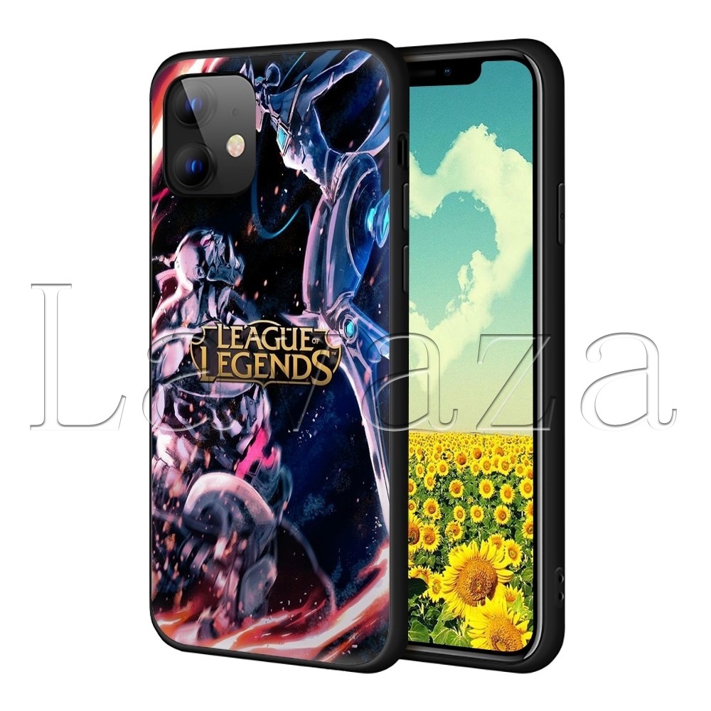 Ốp điện thoại mềm in hình liên minh huyền thoại thích hợp cho Iphone 11 Pro Xs Max Xr X 8 7 6 6s Plus
