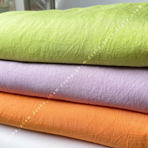 VẢI TƠ GẪY NHIỀU MÀU TRẺ TRUNG XINH XẮN