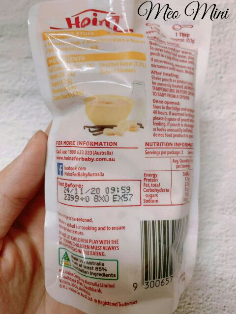 Váng sữa Heinz của Úc