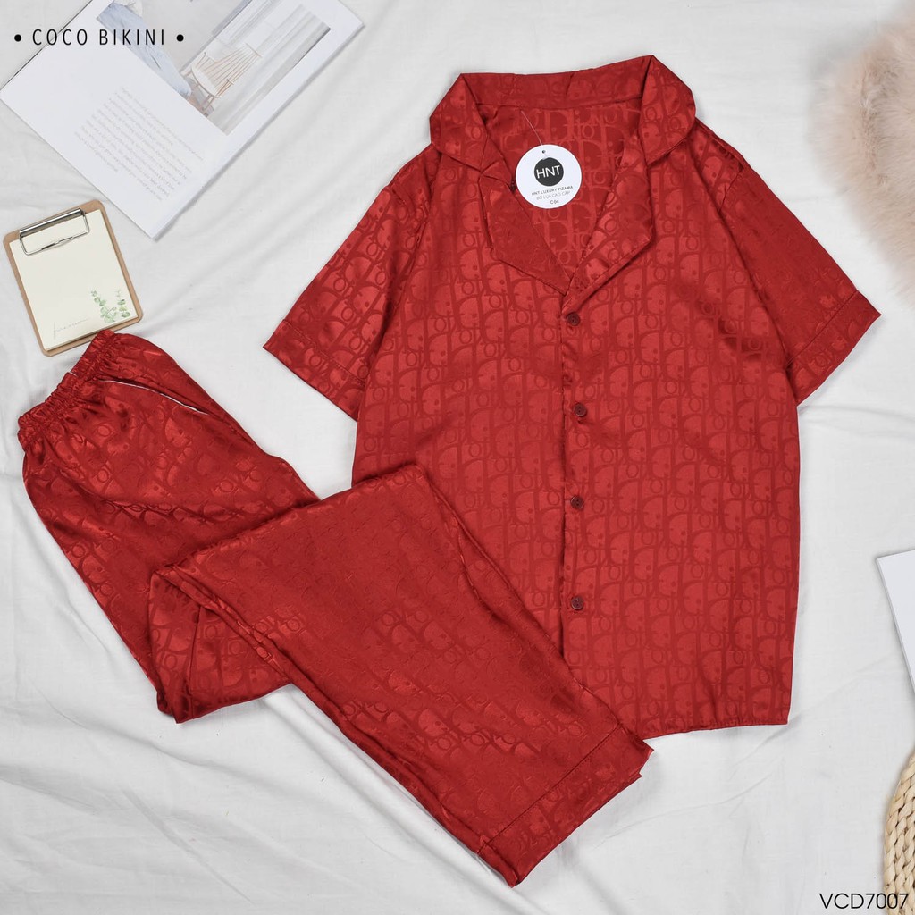𝑪𝑶𝑪𝑶 𝑩𝑰𝑲𝑰𝑵𝑰 Bộ Đồ Ngủ - Đồ Mặc Nhà Lụa Gấm ( VCD7007 ) | BigBuy360 - bigbuy360.vn