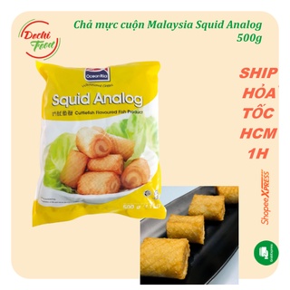 Chả mực cuộn Malaysia Squid Analog 500g