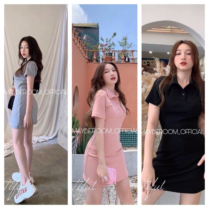 Váy PO-LO cổ đức 3 màu